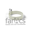 FarAcs PREMIUM: Хомут трубы 100 мм Белый