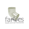FarAcs PREMIUM: Колено трубы 67° 100 мм Белый