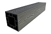 Столб опорный DeckLine Черный 125х125х3000мм