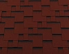 Гибкая черепица RoofShield Премиум Модерн Красный с оттенением