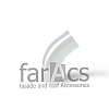 FarAcs: Колено трубы 60 гр. 125/90 Ral 9003
