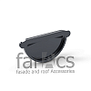 FarAcs PREMIUM: Заглушка желоба универсальная 125/90 Ral 7024