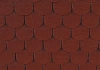 Битумная черепица RoofShield Фемели Лайт Готик Красный