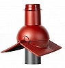 Krovent: Коньковый элемент Pipe-Cone фановый Красный (RAL 3009)