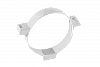 Альта-Профиль: Хомут трубы Стандарт Белый